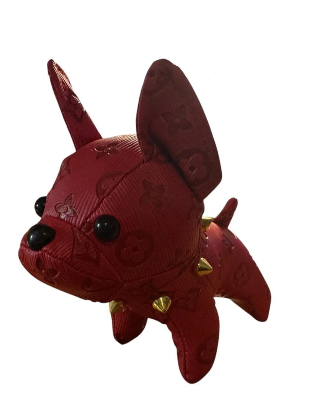 Red French Bulldog Dog Keychain Handbag Bag Charm - Brand New